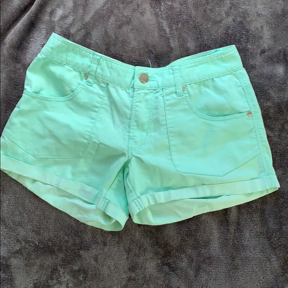 Express denim shorts